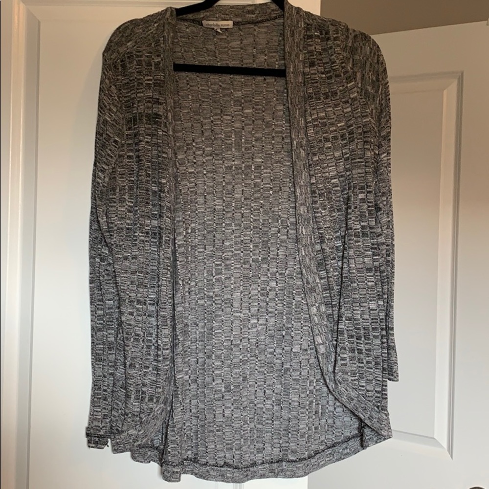 Grey cardigan